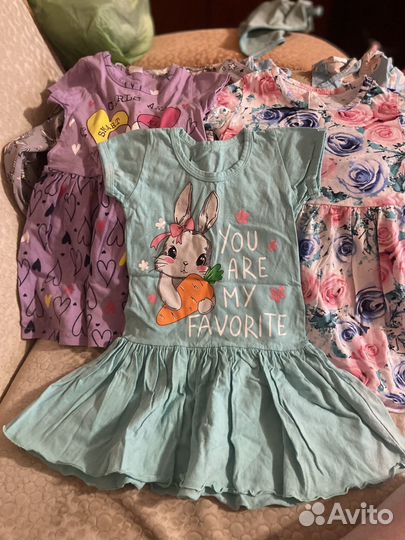 Детские вещи пакетом на девочку 92 104