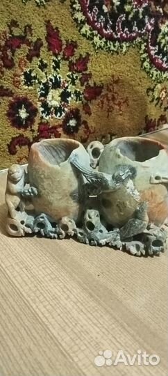 Каменная пепельница,карандашница