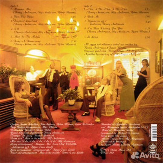 Виниловая пластинка abba, abba