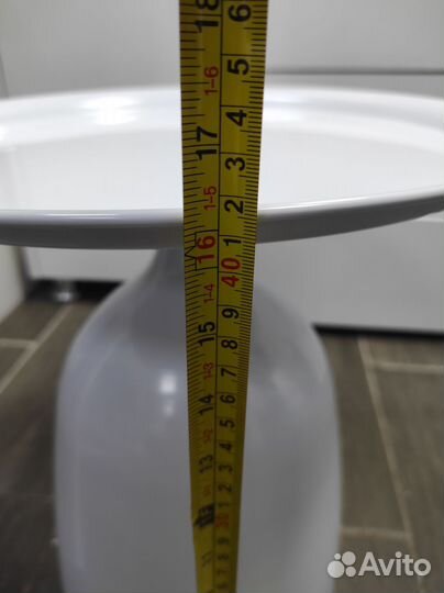 Дизайнерский круглый журнальный столик приставной