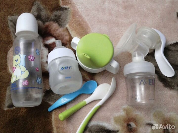Молокоотсос ручной и бутылочки