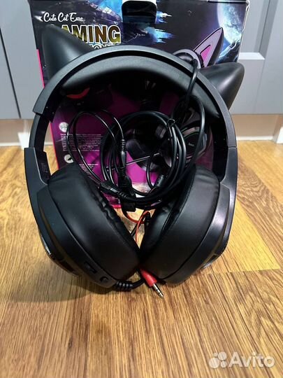 Проводные наушники hoco w107 cat gaming