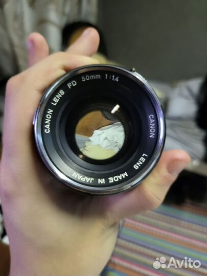 Объектив canon 50mm 1 4 fd