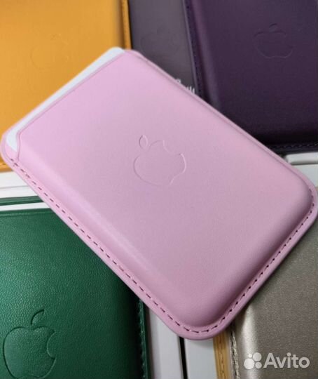 Apple leather wallet