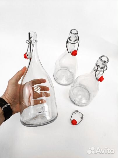 Бутылки с бугельной пробкой