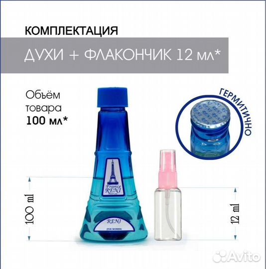 Духи рени ароматы