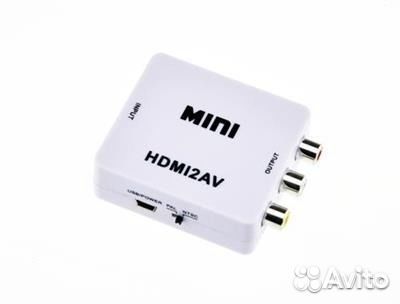 Конвертор hdmi- 3RCA(тюльпаны), Новый. гарантия