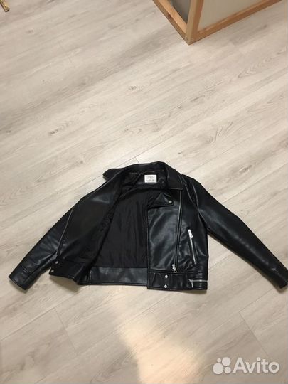 Кожаная куртка zara size 11-12 cm 152