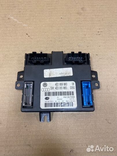 Блок управления сиденьем Audi A8 D3 BVJ 2006