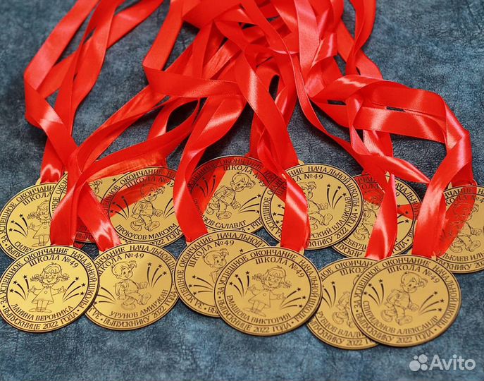 Медали на выпускной