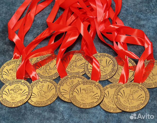 Медали на выпускной