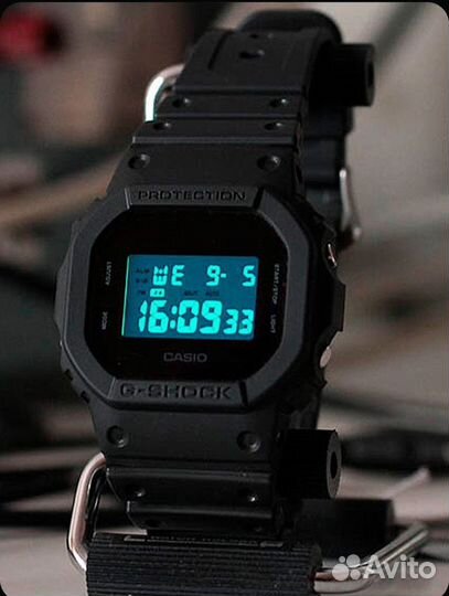 Противоударные часы Casio G-Shock DW-5600BB-1E