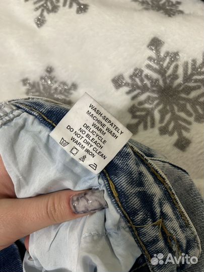 Джинсы женские широкие 42