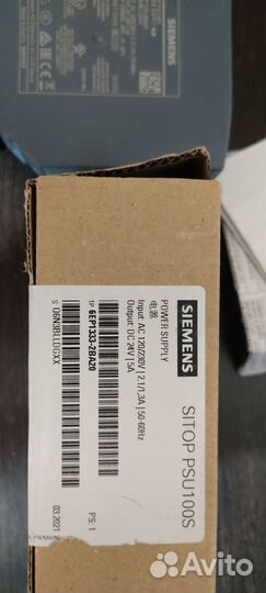 Блок питания sitop PSU100S 24 V/5 A