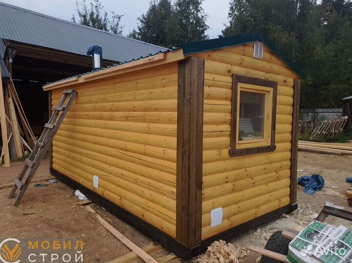 Готовые бани с доставкой и установкой