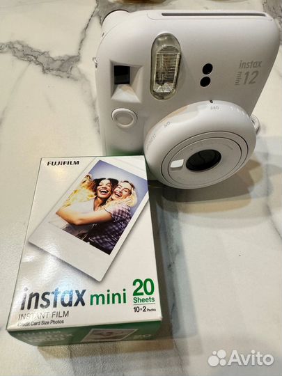Фотоаппарат Instax mini 12 в аренду, картриджи