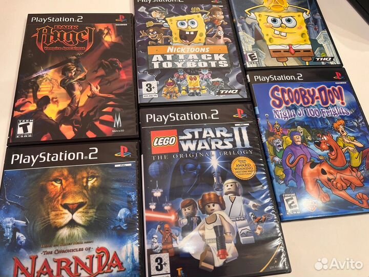 Игры для PS2 на фото не все