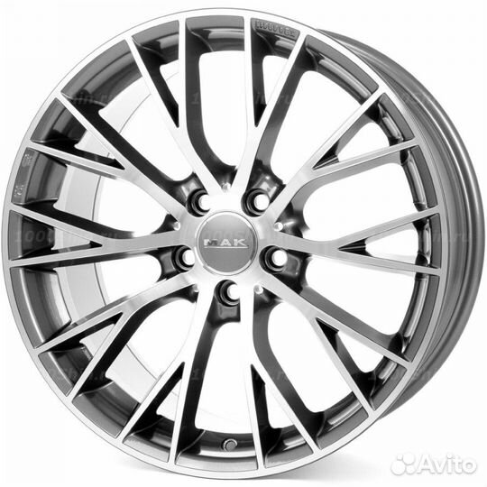 Диск 9,5*20 5*120 ET35 72,6 MAK Munchen Gun Met-Mirror Face