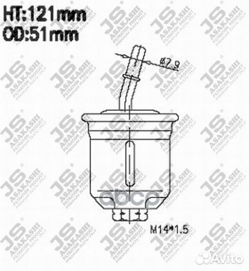 Фильтр топливный mitsubishi pajero sport 3 0 20