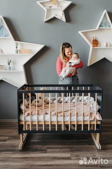Детская кроватка для новорождённых 120х60