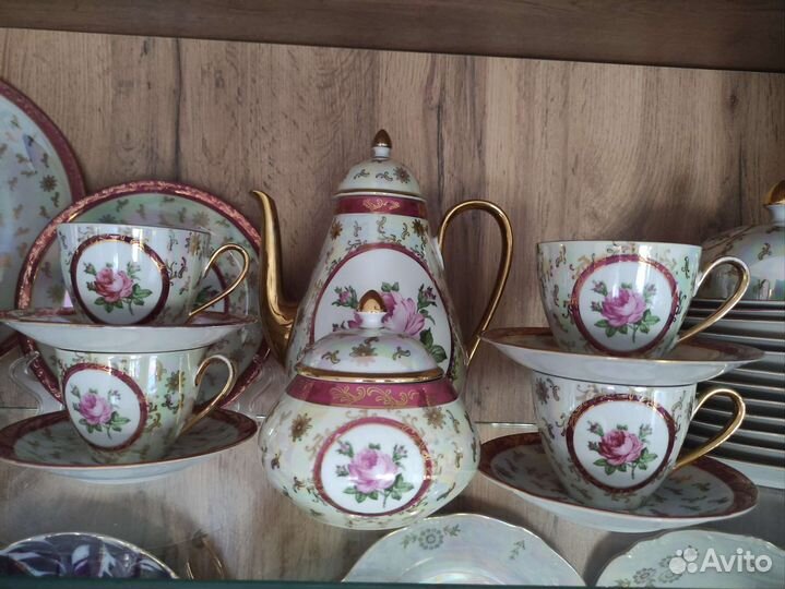 Чайно кофейный сервиз гдр