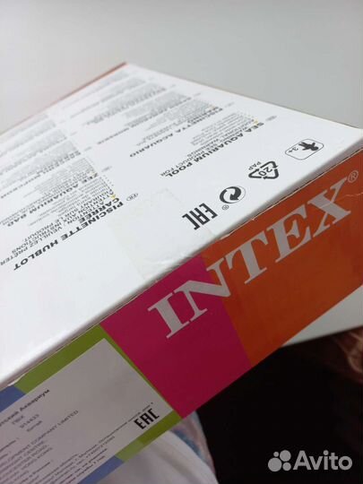 Детский надувной бассейн intex