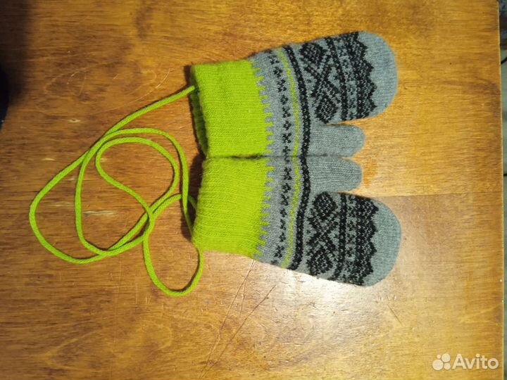 Варежки детские зимние до 2х лет