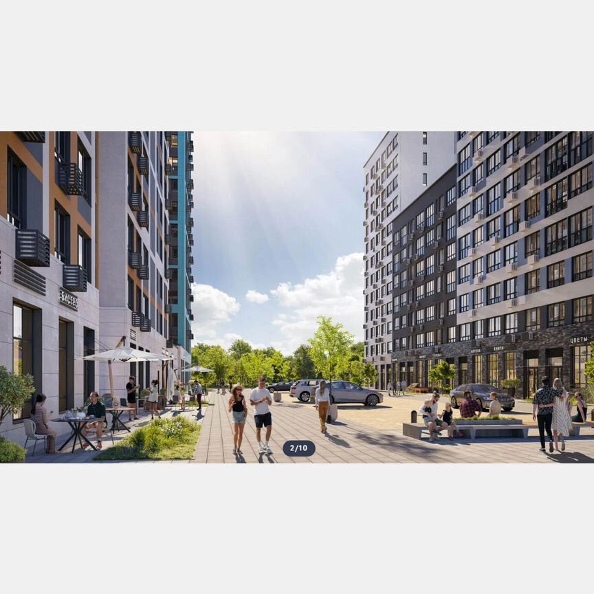 Квартира-студия, 21,5 м², 2/15 эт.