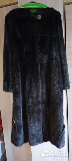 Шуба норковая с капюшоном новая