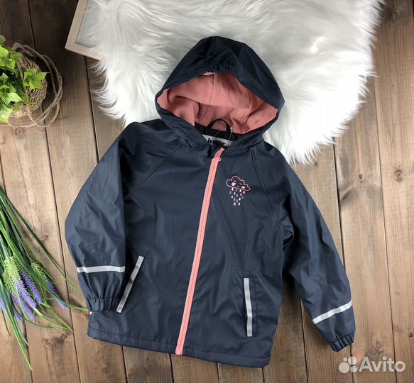 Ветровка дождевик для девочки 110 116 Lupilu