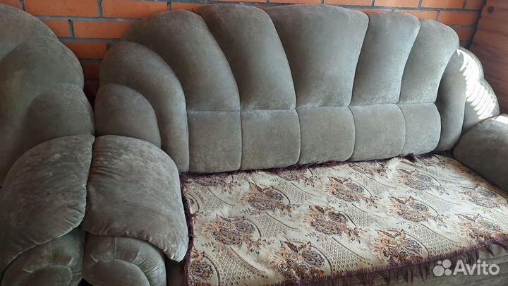 Мягкая мебель диван и кресла бу
