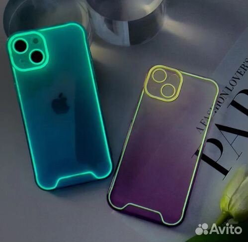Светящиеся в темноте чехлы на iPhone XR и выше