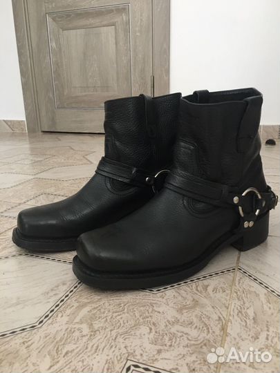 Сапоги,ботинки кожаные 44-45р мужские