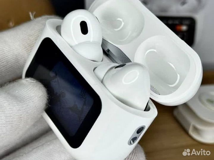 Airpods pro 2 с сенсорным экраном (+доставка)