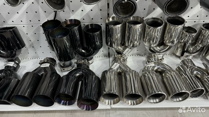 Насадка на глушитель двойные