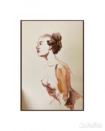 Акварельные зарисовки натуры