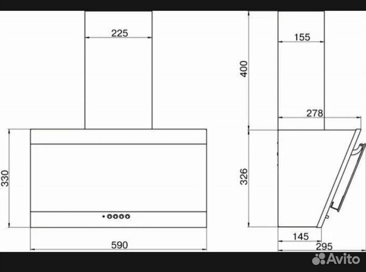 Вытяжка для кухни 60 см бу