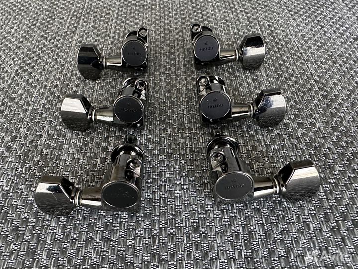Колки Gotoh SG360-07 3+3 Cosmo Black Черный Хром