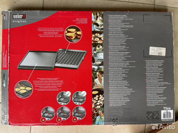 Планча противень плоская сковорода Weber