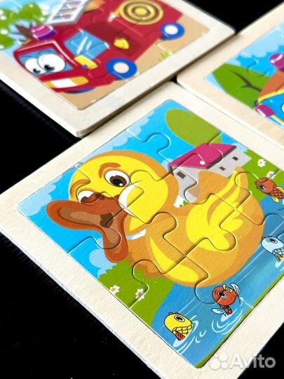 Деревянный пазл для детей монтессори новые
