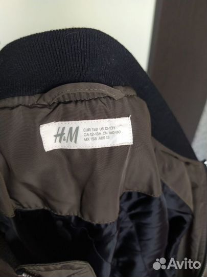 Куртка бомбер H&M (новая) на мальчика 158