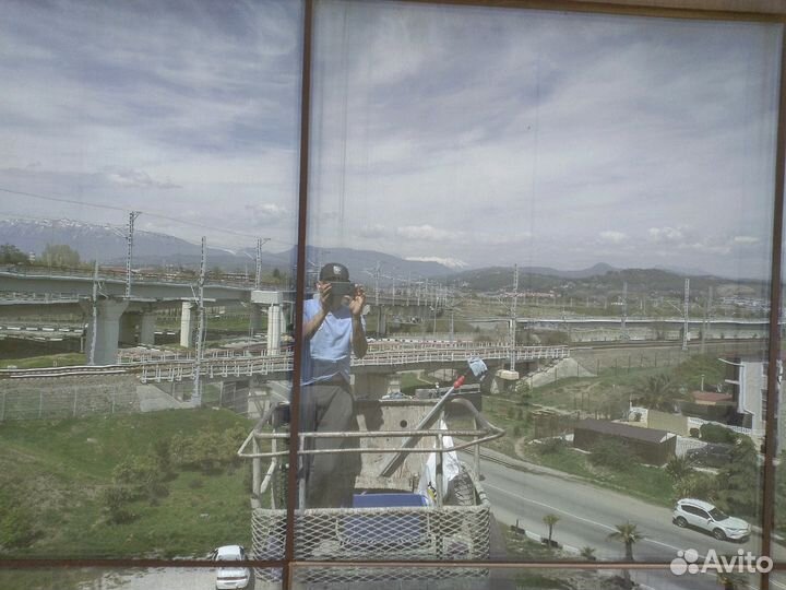 Мойка окон и фасадов