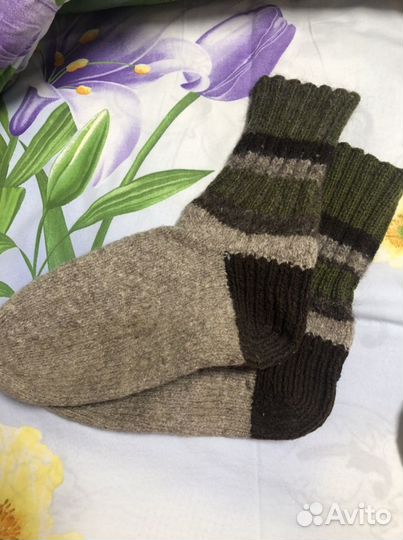 Шерстяные носки женские и мужские