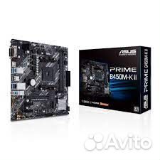 Asus b450m k II+Ryzen5600G+16Gb новое