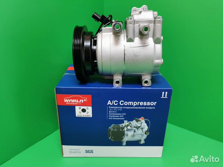 Компрессор кондиционера Hyundai Getz