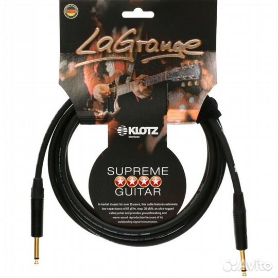 Инструментальный кабель Klotz lagpp0450