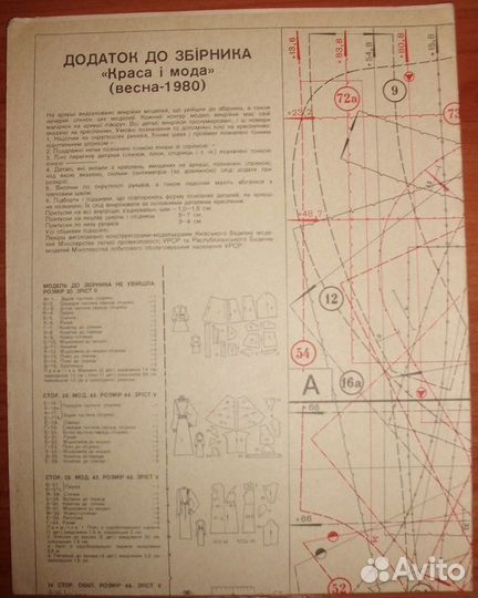 Журнал Краса и мода (Красота и мода) весна 1980