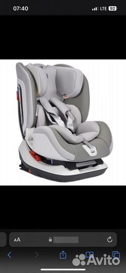 Детское кресло chicco 9-36