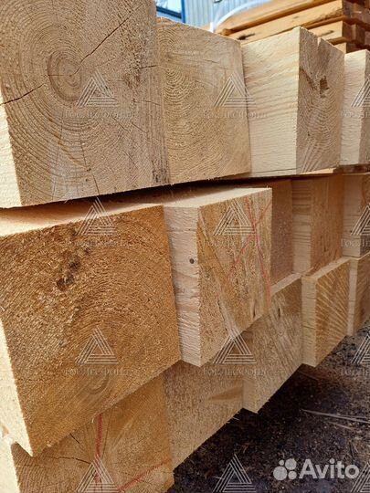 Брус обрезной, 1 сорт, 150х150х6000 мм ГОСТ 8486-8