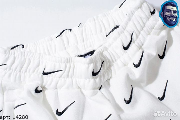 Спортивные штаны Nike Swoosh белые